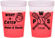 Custom Wedding 16 oz Color Changing Cups - Baseball | 443