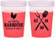 Custom Wedding 16 oz Color Changing Cups - I Do Barbecue Bbq | 445