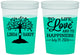 Custom Wedding 16 oz Color Changing Cups - Love And Happiness | 451