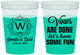 Custom Wedding 16 oz Color Changing Cups - Vows Are Done Have Fun | 460