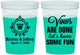 Custom Wedding 16 oz Color Changing Cups - Monogrammed | 462