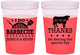 Custom Wedding 16 oz Color Changing Cups - I Do Barbecue Bbq | 468