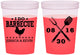 Custom Wedding 16 oz Color Changing Cups - I Do Barbecue Bbq | 472