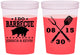 Custom Wedding 16 oz Color Changing Cups - I Do Barbecue Bbq | 473