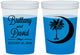 Custom Wedding 16 oz Color Changing Cups - Palmetto Tree | 478