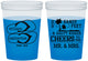 Custom Wedding 16 oz Color Changing Cups - Sandy Feet Salty Kisses | 490