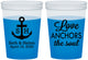 Custom Wedding 16 oz Color Changing Cups - Love Anchors The Soul | 494