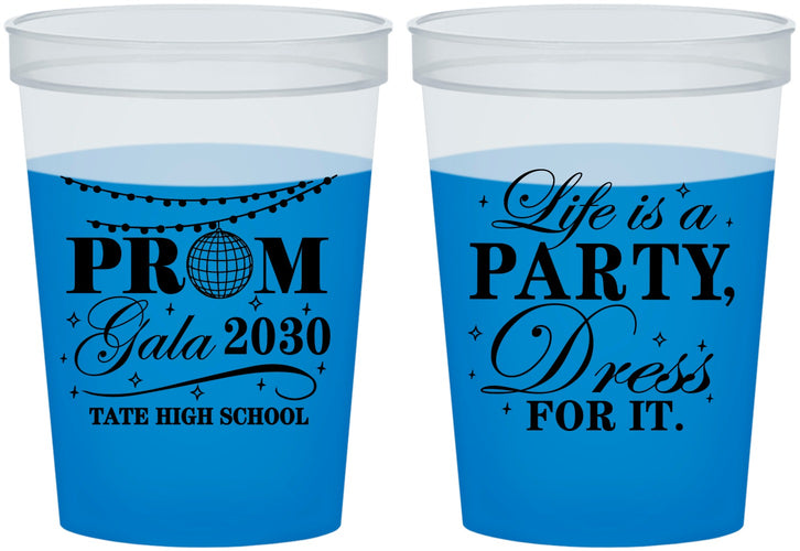 Custom Prom 16 oz Color Changing Cups - Lifes A Party | 50002