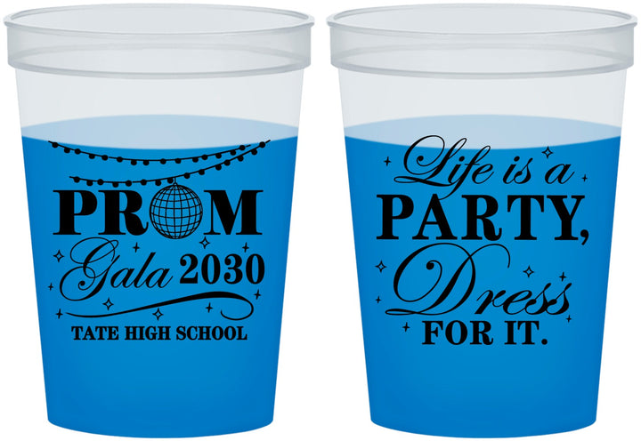 Custom Prom 16 oz Color Changing Cups - Lifes A Party | 50002