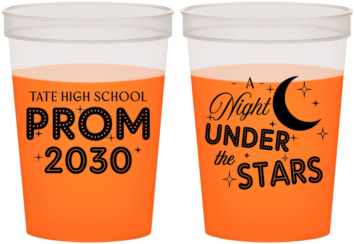 Custom Prom 16 oz Color Changing Cups - A Night Under The Stars | 50004
