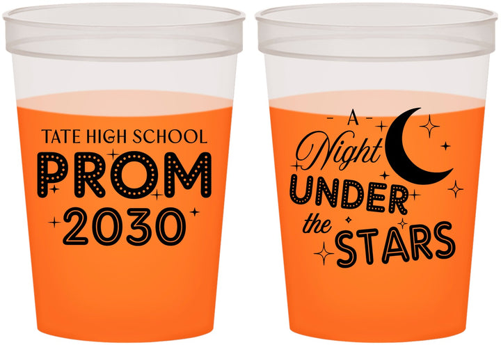 Custom Prom 16 oz Color Changing Cups - A Night Under The Stars | 50004