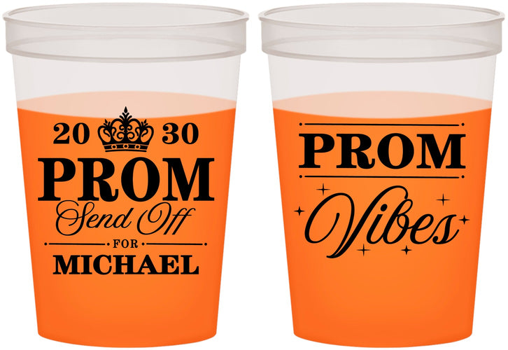 Custom Prom 16 oz Color Changing Cups - Send Off | 50005