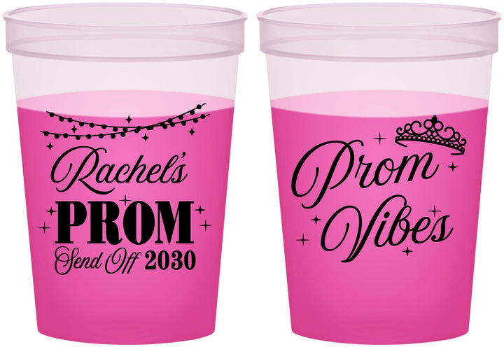 Custom Prom 16 oz Color Changing Cups - Send Off | 50007