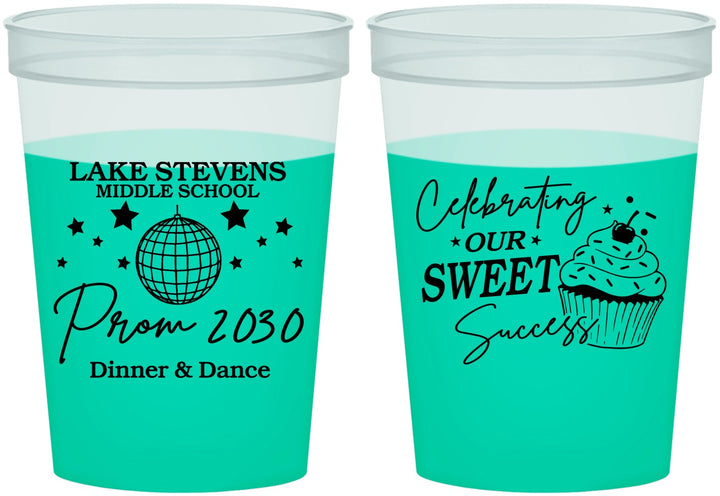 Custom Prom 16 oz Color Changing Cups - Middle School Dance | 50014
