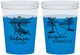 Custom Wedding 16 oz Color Changing Cups - Barbados | 509