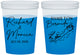 Custom Wedding 16 oz Color Changing Cups - Bermuda | 512