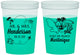Custom Wedding 16 oz Color Changing Cups - Martinique | 533