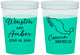 Custom Wedding 16 oz Color Changing Cups - Mexico | 534