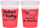 Custom Wedding 16 oz Color Changing Cups - St Maarten | 542
