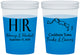 Custom Wedding 16 oz Color Changing Cups - Turks And Caicos | 546