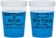 Custom Wedding 16 oz Color Changing Cups - Take A Shot We Tied The Knot | 552