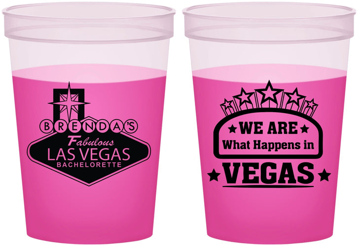 Custom Bachelorette 16 oz Color Changing Cups - Las Vegas | 60016