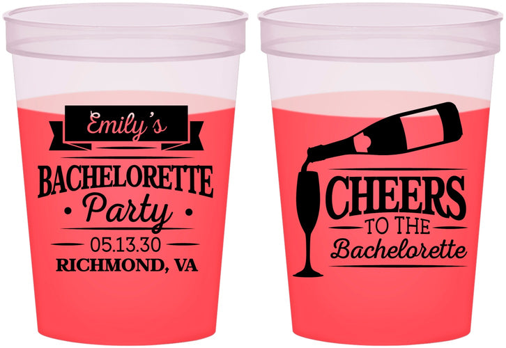 Custom Bachelorette 16 oz Color Changing Cups - Cheers | 60052