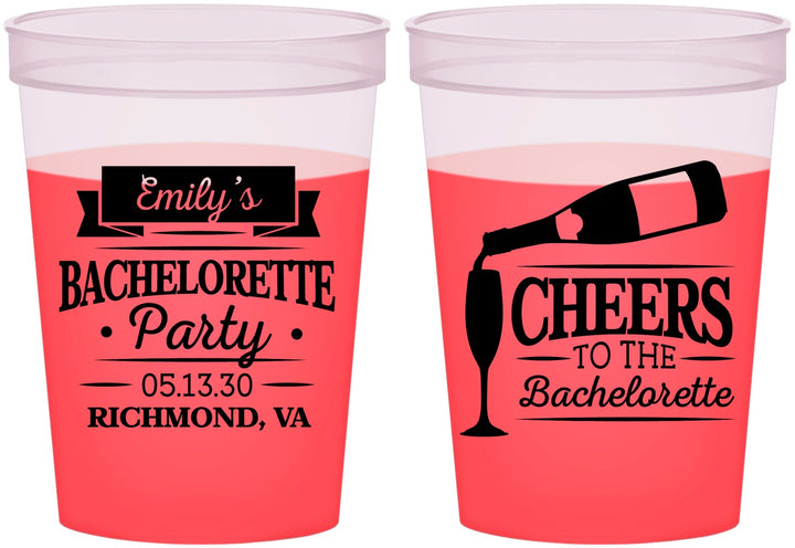 Custom Bachelorette 16 oz Color Changing Cups - Cheers | 60052