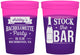 Custom Bachelorette 16 oz Color Changing Cups - Stock The Bar | 60053