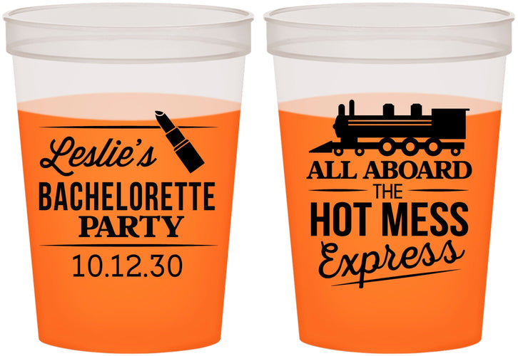 Custom Bachelorette 16 oz Color Changing Cups - Hot Mess Express | 60075