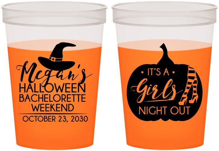 Custom Bachelorette 16 oz Color Changing Cups - Halloween Girls Night Out | 60077