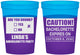 Custom Bachelorette 16 oz Color Changing Cups - Caution | 60082