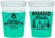 Custom Bachelorette 16 oz Color Changing Cups - Camping | 60094