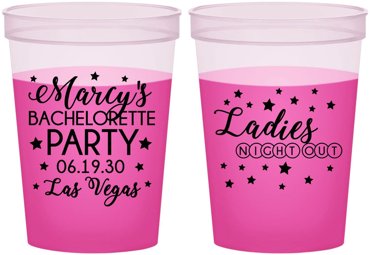 Custom Bachelorette 16 oz Color Changing Cups - Ladies Night Out | 60101