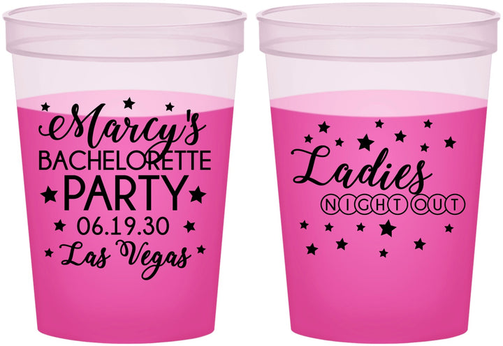 Custom Bachelorette 16 oz Color Changing Cups - Ladies Night Out | 60101