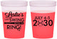 Custom Bachelorette 16 oz Color Changing Cups - Last Swing Before Ring | 60128