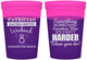 Custom Bachelorette 16 oz Color Changing Cups - Something Borrowed | 60130