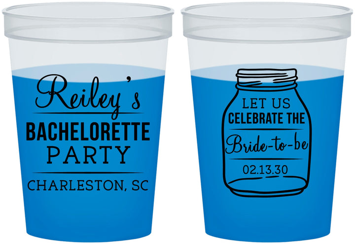 Custom Bachelorette 16 oz Color Changing Cups - Bride To Be | 60146