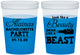 Custom Bachelorette 16 oz Color Changing Cups - Beauty Beast | 60161