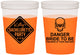Custom Bachelorette 16 oz Color Changing Cups - Danger Bride To Be | 60165