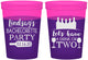 Custom Bachelorette 16 oz Color Changing Cups - Wine Drink Or Two | 60178