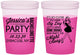 Custom Bachelorette 16 oz Color Changing Cups - Drink The Night Away | 60182