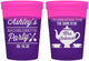 Custom Bachelorette 16 oz Color Changing Cups - Teapot | 60189