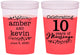 Custom Anniversary 16 oz Color Changing Cups - 10 Years Of Marriage | 80000