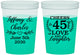 Custom Anniversary 16 oz Color Changing Cups - Cheers To 45 Years | 80006