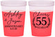 Custom Anniversary 16 oz Color Changing Cups - Cheers To 55 Years | 80008