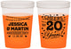 Custom Anniversary 16 oz Color Changing Cups - Cheers To 20 Years | 80011
