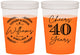 Custom Anniversary 16 oz Color Changing Cups - Cheers To 40 Years | 80015