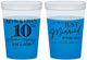 Custom Anniversary 16 oz Color Changing Cups - 10 Years Down | 80020