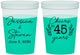 Custom Anniversary 16 oz Color Changing Cups - Cheers To 45 Years | 80026